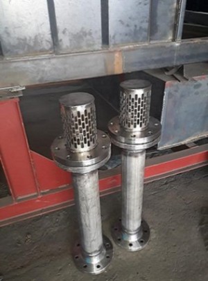Stainless Steel with pipe spool for chemical Suction unit.