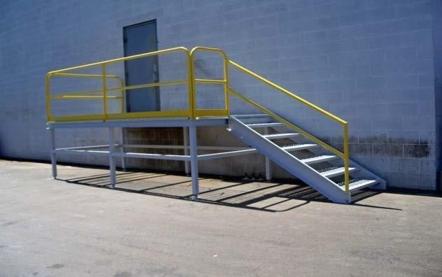 Supply, fabrication and installation of STEEL LADDERS AND HANDRAILS
