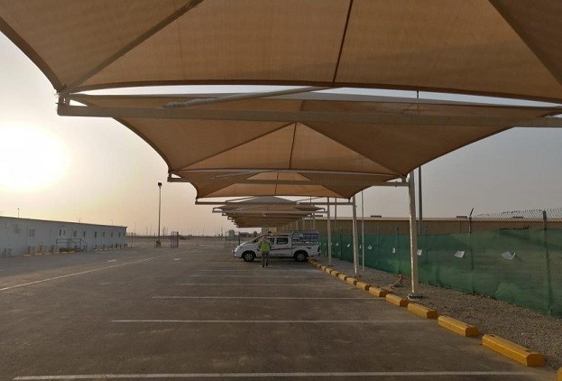  Supply, fabrication and installation of PARKING SHADES