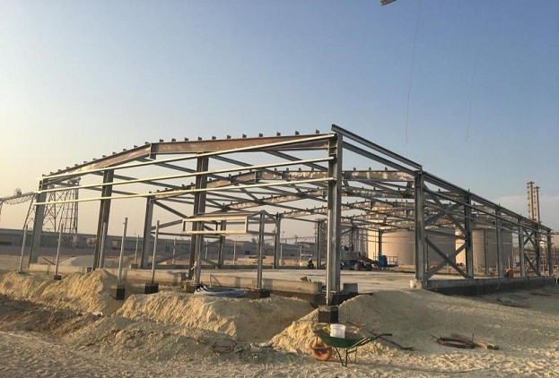 Supply, fabrication and installation of STEEL STRUCTURES